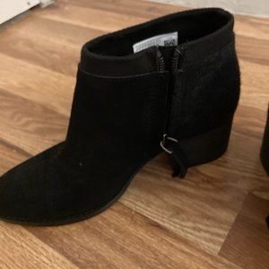 Toms Black Ankle Booties